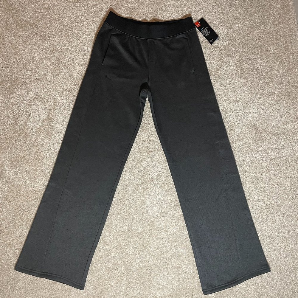 Unisex Black Under Armour Cold Gear size XS sweatpants w/elastic waist/pockets